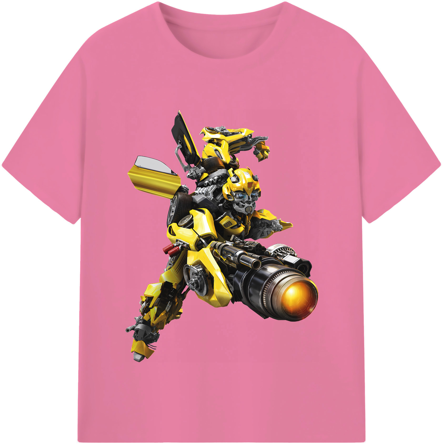 （画像用） Transformers トランスフォーマー 綿100％半袖Tシャツ（フロントプリント）